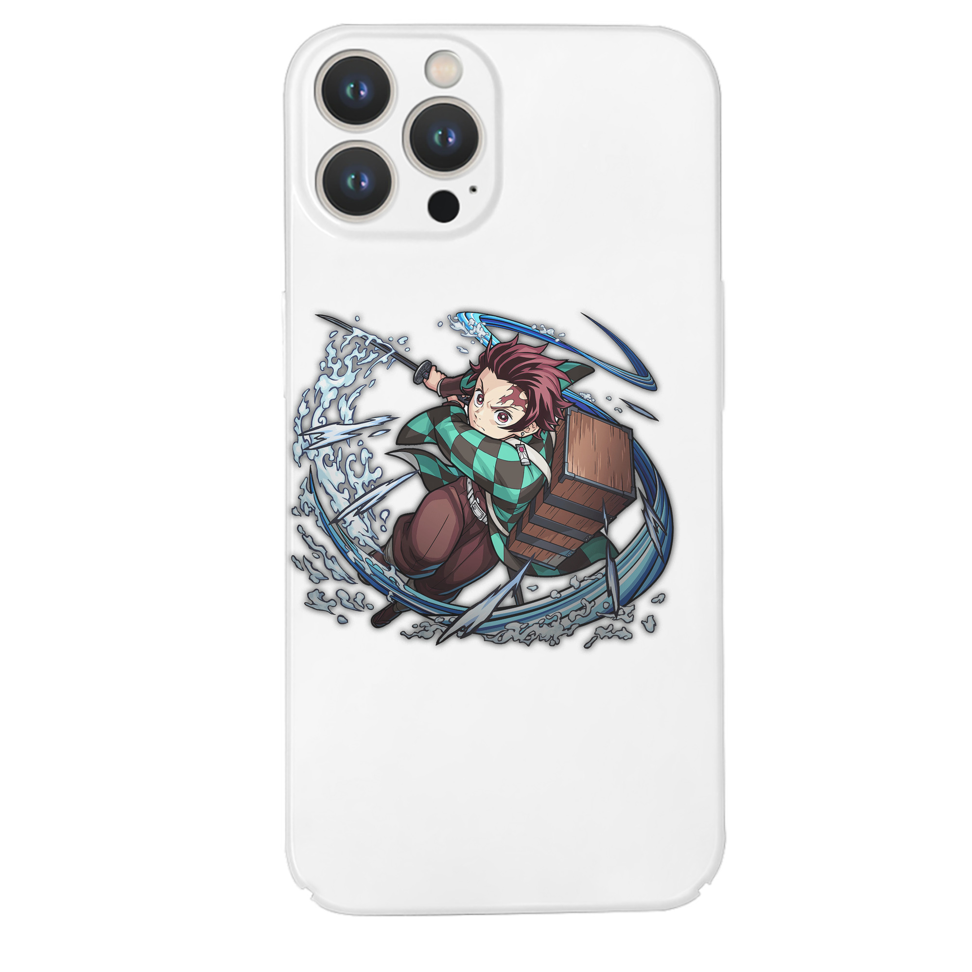 （画像用） 鬼滅の刃 竈門 炭治郎／かまど たんじろう Kamado Tanjirou 【iPhone 14シリーズ対応】ハードケース